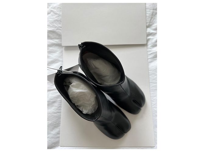 Maison Martin Margiela STIVALETTI MAISON MARGIELA TABI NERI Nero - vista 5