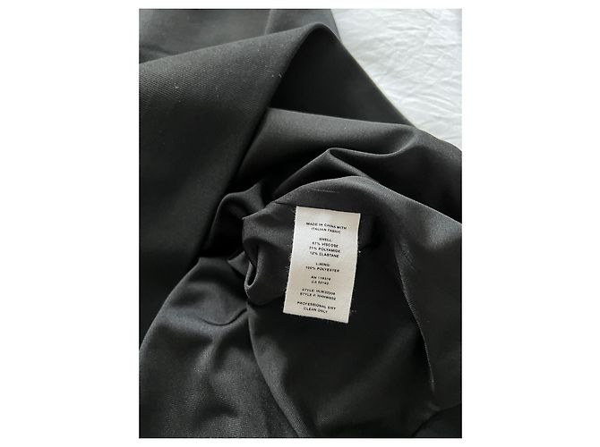 Helmut Lang Schwarzes Twist-Trägerkleid - Ansicht 6