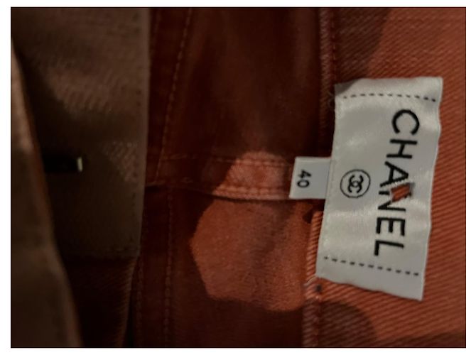 Chanel Pantalones, polainas Roja - vista 5