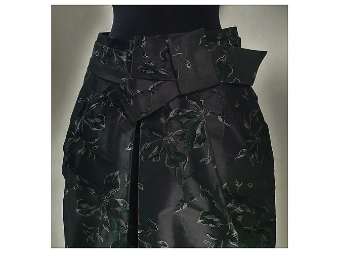 Falda Marni de seda verde Talla 40 - vista 2