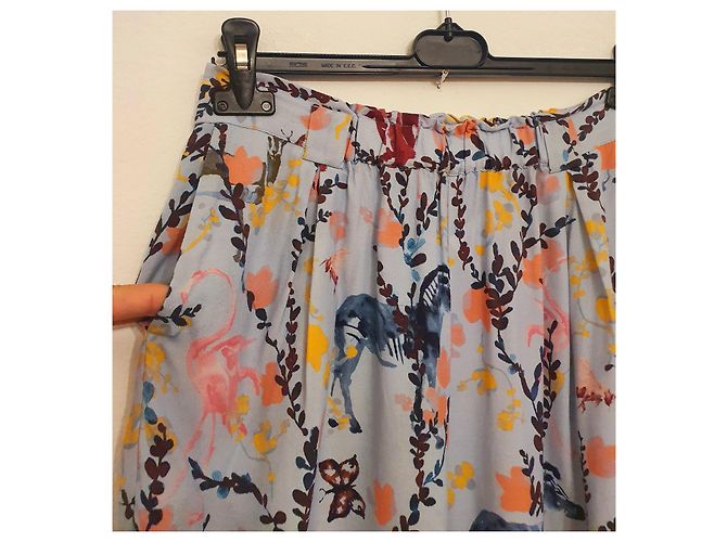 Autre Marque Pantalones Vinnie Stine Goya de viscosa Multicolor - vista 2