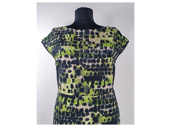 Max Mara Kleid aus Viscose Mehrfarben - Ansicht 2