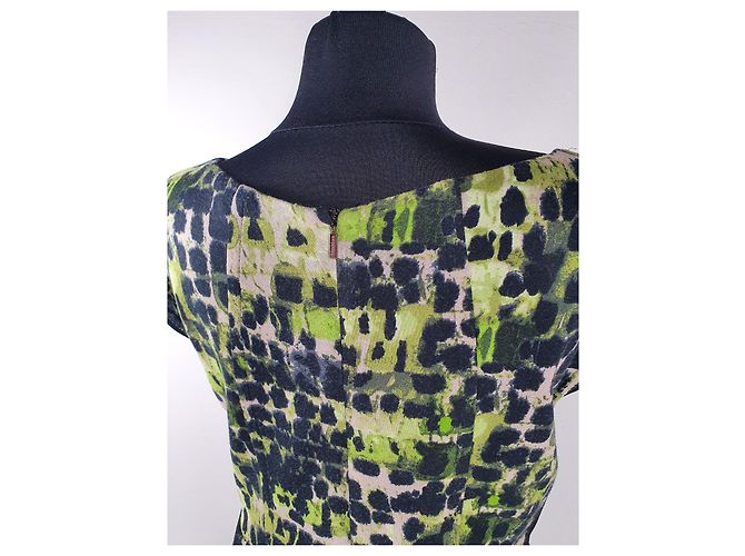 Max Mara Kleid aus Viscose Mehrfarben - Ansicht 5
