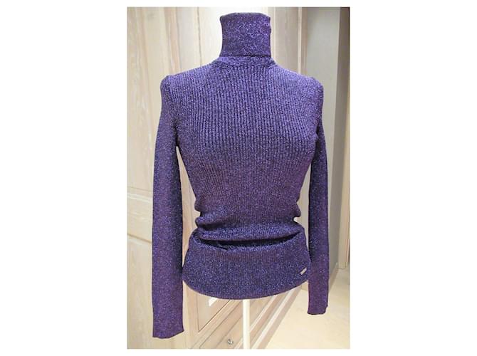 Dsquared2 jersey morado de lúrex Púrpura - vista 4
