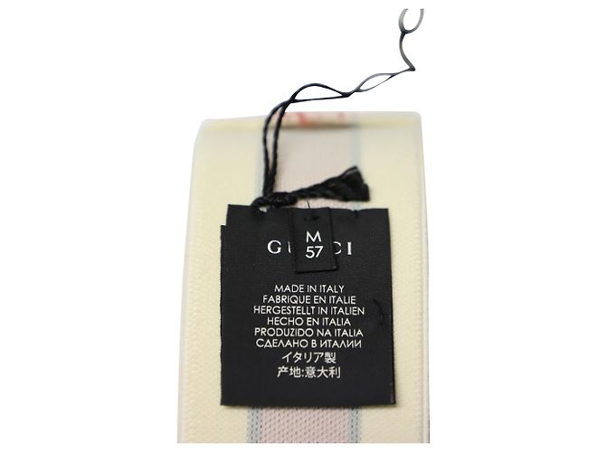 Gucci Queen Stirnband aus mehrfarbigem Polyester Python drucken - Ansicht 5