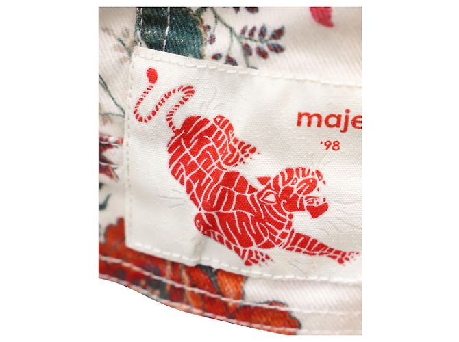 Maje Viflor Jeansjacke aus Baumwolle mit Blumendruck Python drucken - Ansicht 3