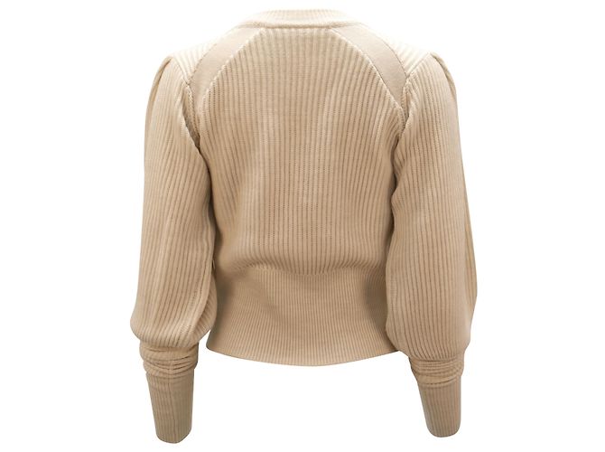 Maglia Veronica Beard Jude in Lana Bianca Bianco - vista 2