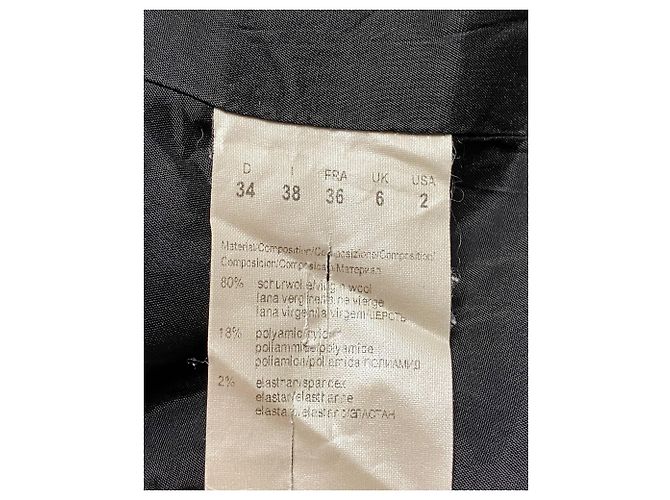 Chaqueta Hugo Boss Blazer en lana negra Negro - vista 10