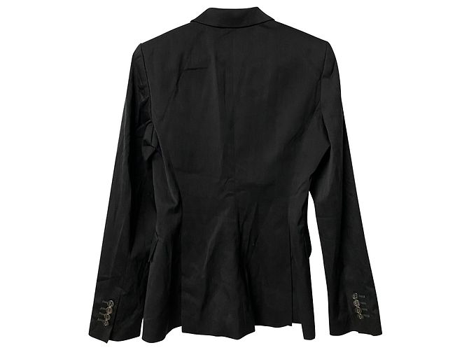 Chaqueta Hugo Boss Blazer en lana negra Negro - vista 5