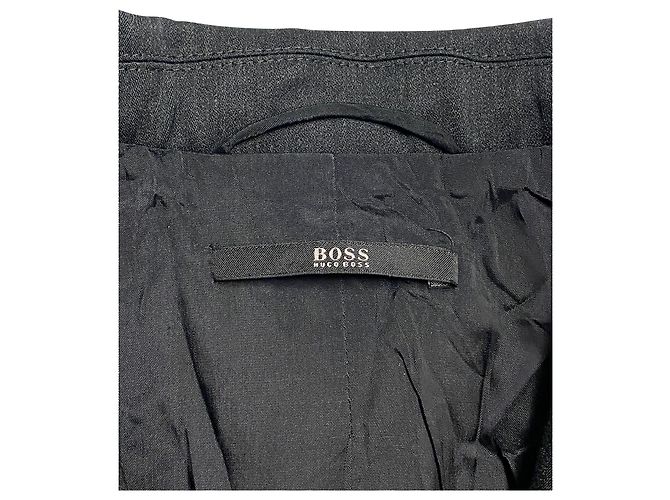 Chaqueta Hugo Boss Blazer en lana negra Negro - vista 8