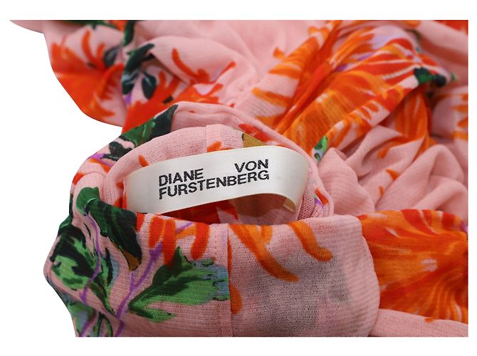 Top Diane Von Furstenberg de nailon floral Impresión de pitón - vista 4