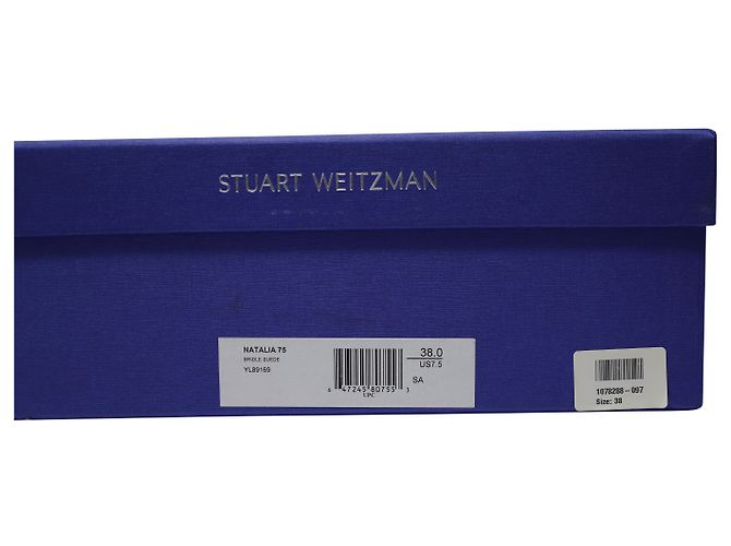 Stivali sopra il ginocchio di Stuart Weitzman Lowland in camoscio nero - vista 10