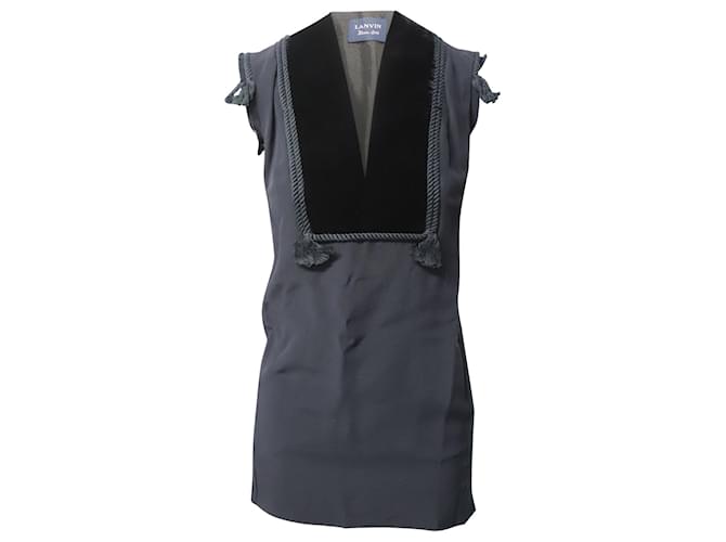 VESTIDO MINI LANVIN Gris - vista 8