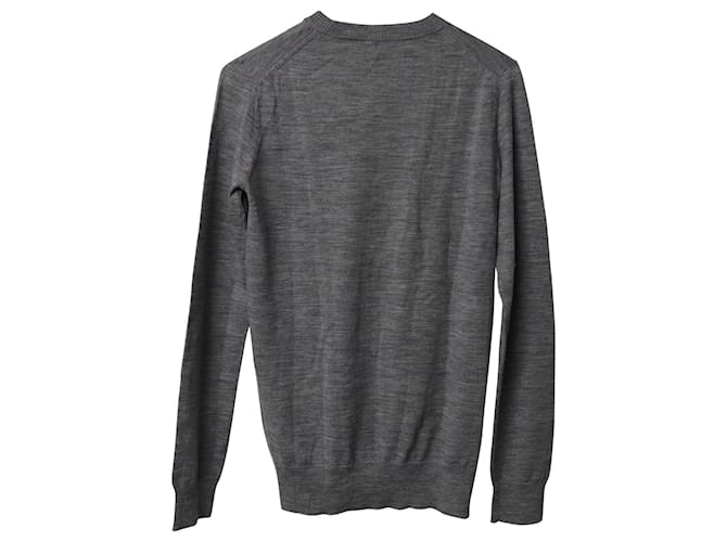Proenza Schouler Patch-Pullover aus grauer Wolle - Ansicht 5