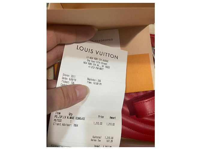 Pochette Louis Vuitton New Wave Rosso - vista 10