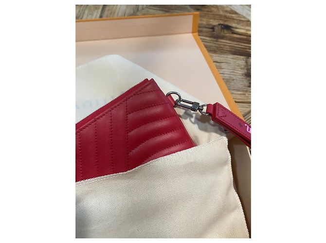 Pochette Louis Vuitton New Wave Rosso - vista 6
