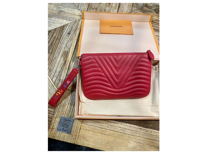 Pochette Louis Vuitton New Wave Rosso - vista 9