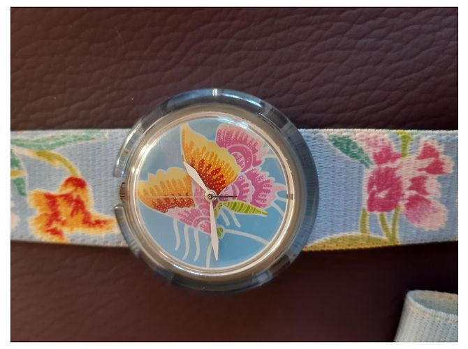 Autre Marque Swatch Pop Uhr Summer Flower Mehrfarben - Ansicht 8