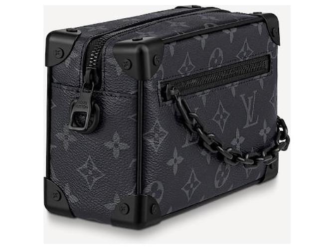 Louis Vuitton Monogram Eclipse Mini Baúl Blando Gris - vista 2