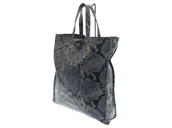 ACNE STUDIOS (Acne)  20AW/Modello Python/Stampa/Borsa Audrey/Borsa tote/BLU/Animale - vista 2