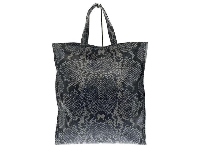 ACNE STUDIOS (Acne)  20AW/Modello Python/Stampa/Borsa Audrey/Borsa tote/BLU/Animale - vista 3