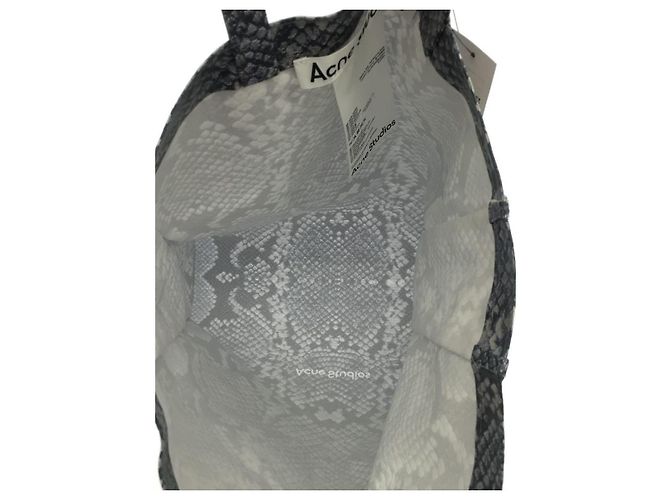 ACNE STUDIOS (Acne)  20AW/Modello Python/Stampa/Borsa Audrey/Borsa tote/BLU/Animale - vista 4
