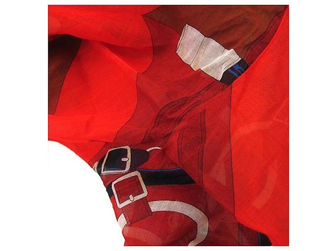 Hermès [Gebraucht] Hermes Hose Rot - Ansicht 5