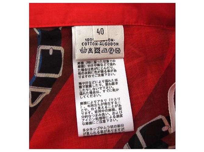 Hermès [Gebraucht] Hermes Hose Rot - Ansicht 8
