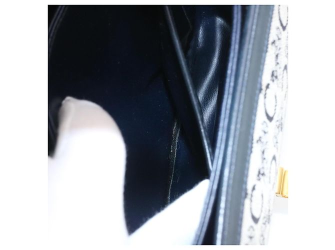 Céline CELINE C Borsa A Tracolla Carrozza Cavallo Macadam Tela Navy Auth 28465 - vista 22