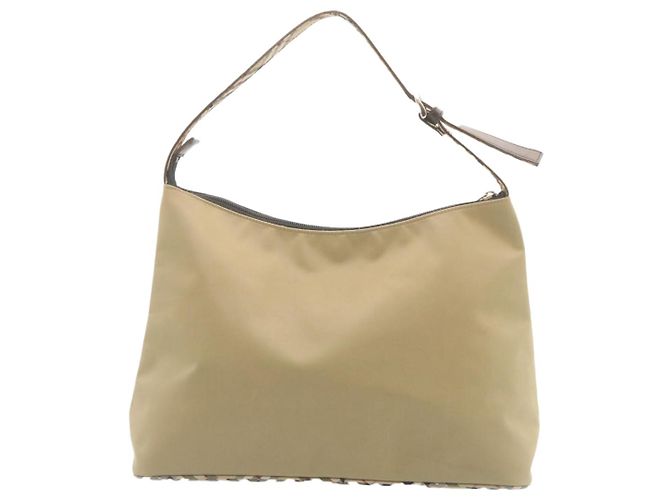 BURBERRY Blue Label Nova Check Bolso de hombro Nylon Pink Auth ki1501 - vista 13