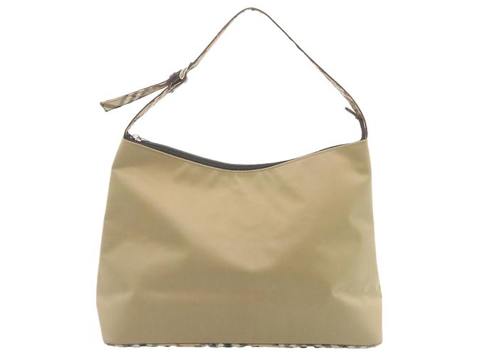 BURBERRY Blue Label Nova Check Bolso de hombro Nylon Pink Auth ki1501 - vista 2