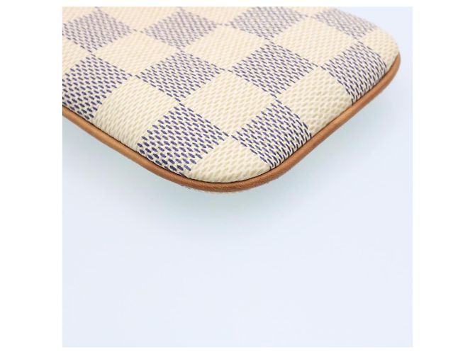 LOUIS VUITTON Damier Azur Etui Telephonne MM Custodia per cellulare LV Auth hs448 - vista 14