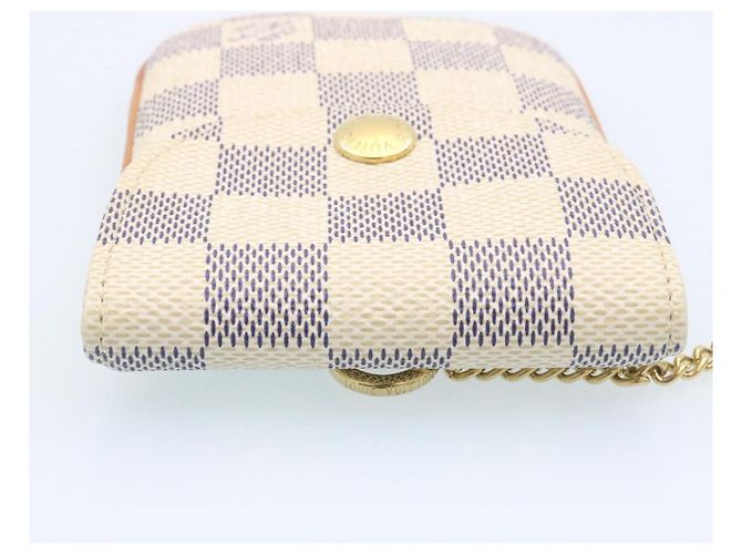 LOUIS VUITTON Damier Azur Etui Telephonne MM Custodia per cellulare LV Auth hs448 - vista 4