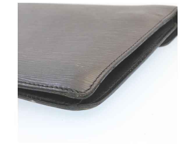 LOUIS VUITTON Epi Sellier Dragonne Clutch Negro M52612 Autenticación LV502 - vista 16