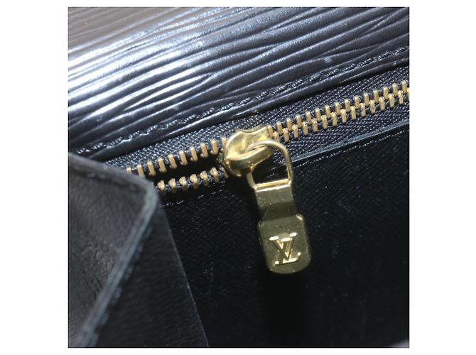 LOUIS VUITTON Epi Sellier Dragonne Clutch Negro M52612 Autenticación LV502 - vista 19
