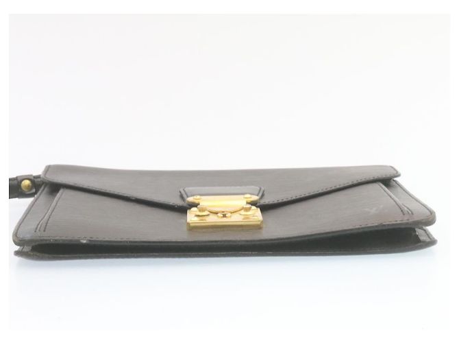 LOUIS VUITTON Epi Sellier Dragonne Clutch Negro M52612 Autenticación LV502 - vista 5