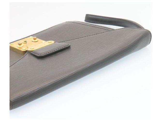 LOUIS VUITTON Epi Sellier Dragonne Clutch Negro M52612 Autenticación LV502 - vista 6