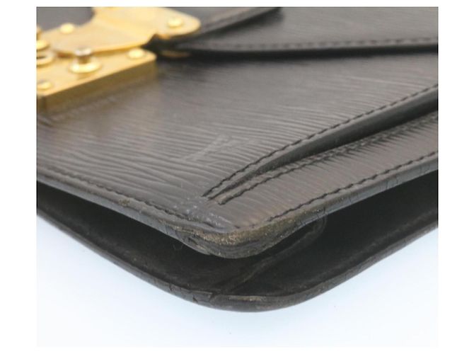 LOUIS VUITTON Epi Sellier Dragonne Clutch Negro M52612 Autenticación LV502 - vista 7