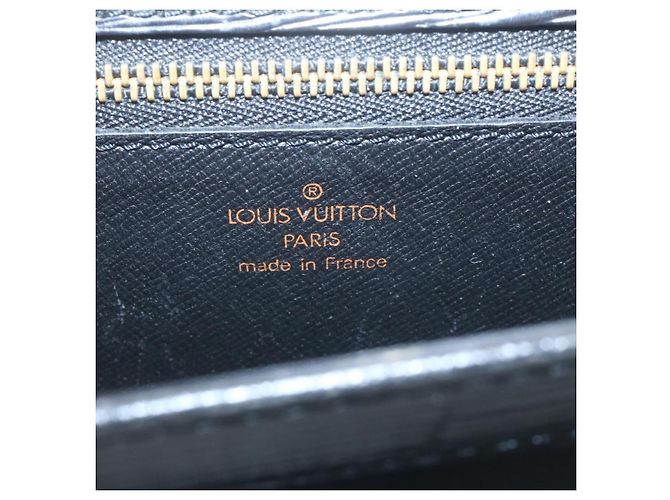 LOUIS VUITTON Epi Sellier Dragonne Clutch Negro M52612 Autenticación LV502 - vista 9
