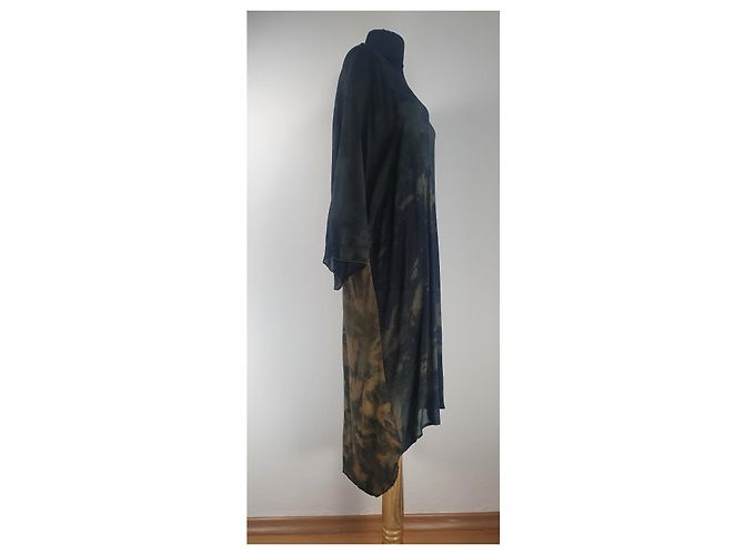 Autre Marque Rabens Saloner Kleid Tunika Grün Viskose - Ansicht 3
