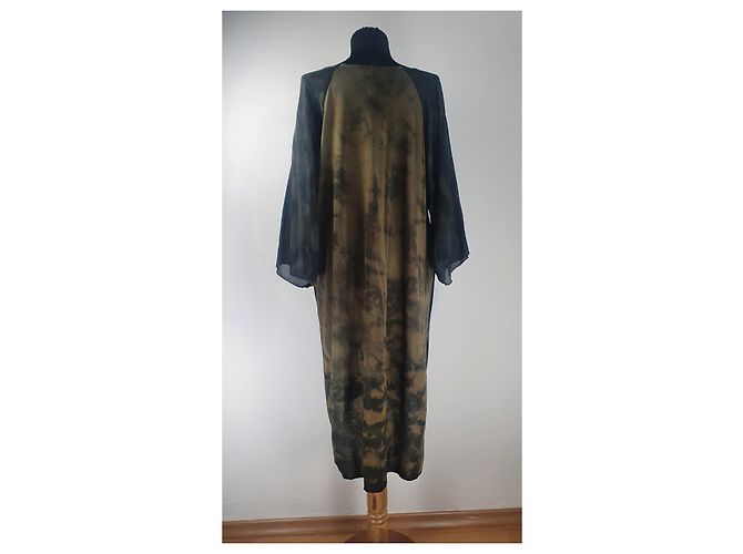Autre Marque Rabens Saloner Kleid Tunika Grün Viskose - Ansicht 4