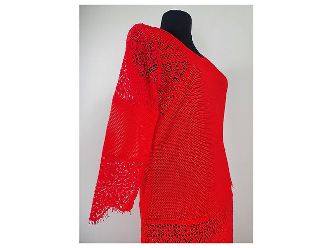 Liu.Jo Spitzenkleid Rot - Ansicht 3