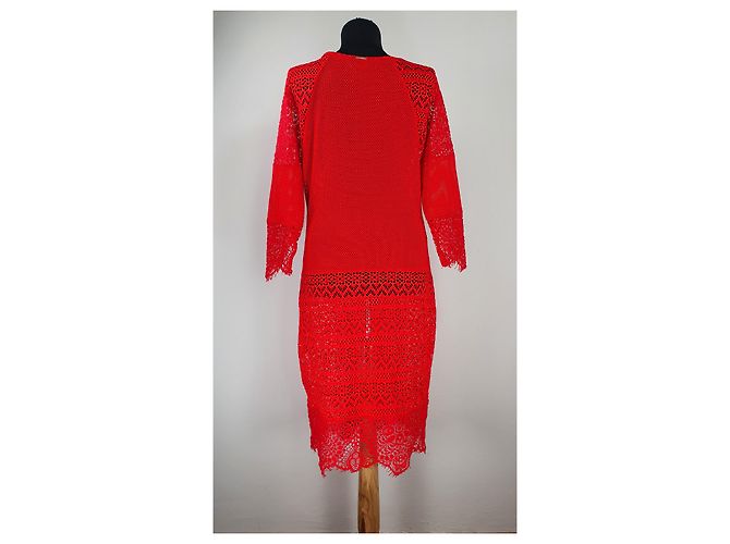 Liu.Jo Spitzenkleid Rot - Ansicht 4