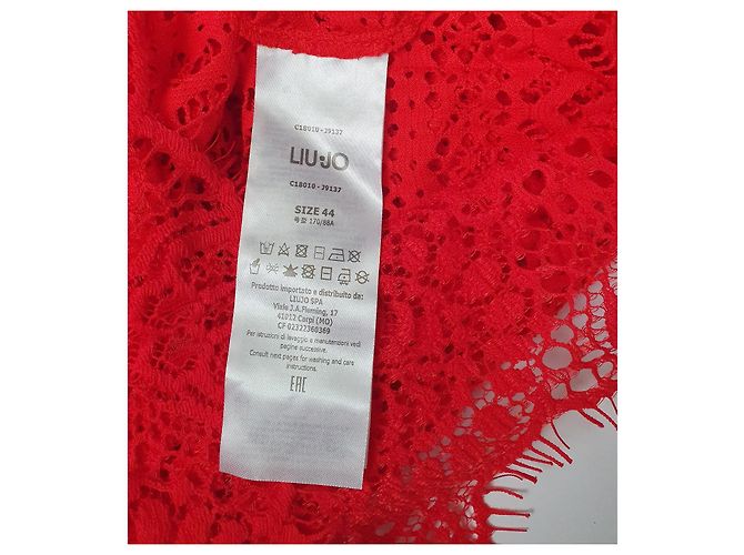 Liu.Jo Spitzenkleid Rot - Ansicht 7