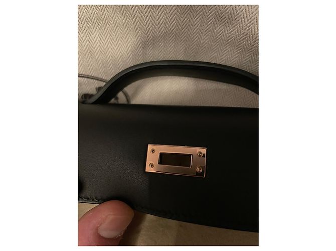 Hermès Kelly Pochette Negro - vista 14