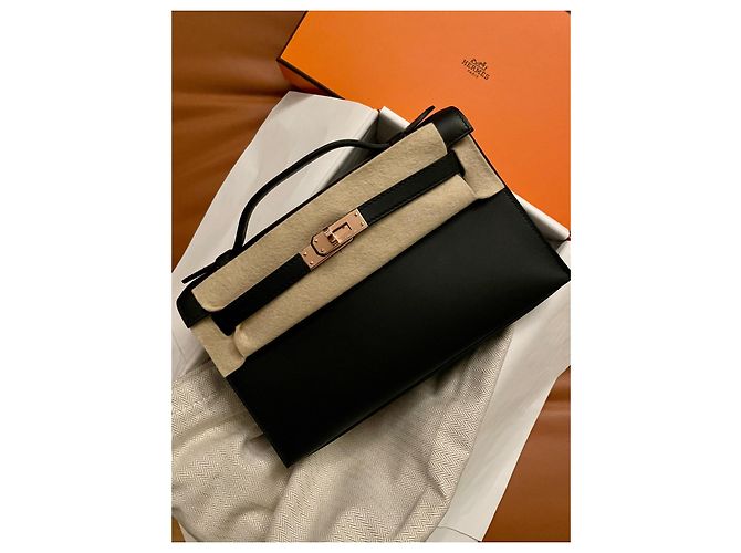 Hermès Kelly Pochette Negro - vista 2