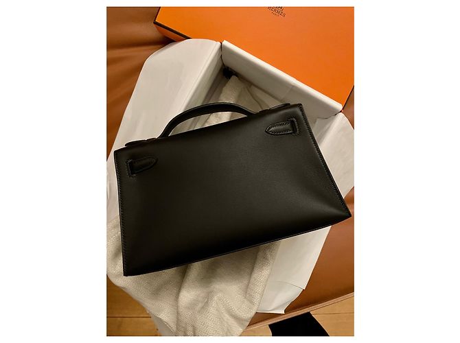 Hermès Kelly Pochette Negro - vista 4