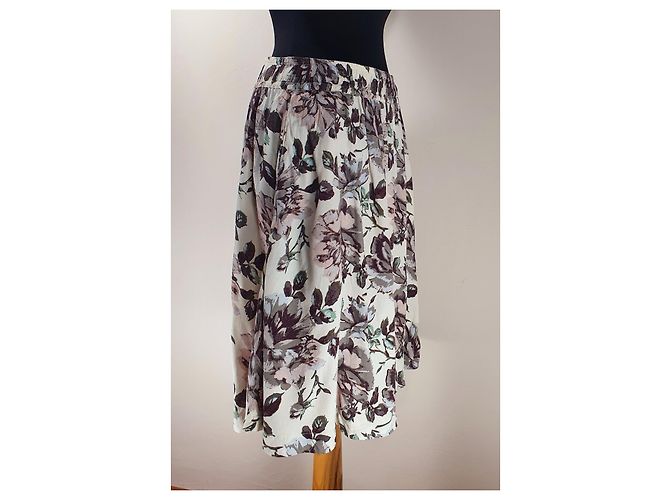 Falda de crepé Rossmoor Ganni Multicolor - vista 3