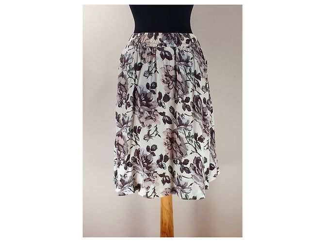 Falda de crepé Rossmoor Ganni Multicolor - vista 4