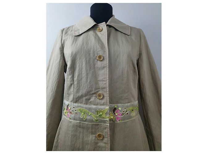 Gabardina IQ + Berlin Beige de Algodón - vista 2